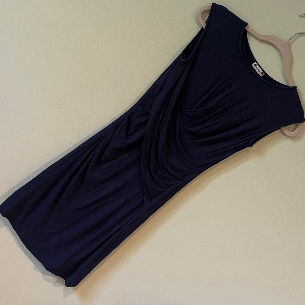 Kut from the Kloth Wrap Navy Dress